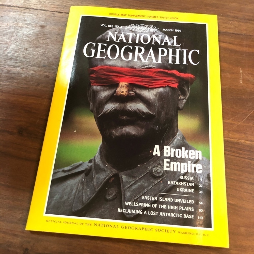 National Geographic March 1993 Magazine Vintage